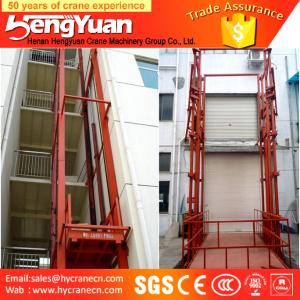 Quality SJD model guide rail chain cargo lift wholesale