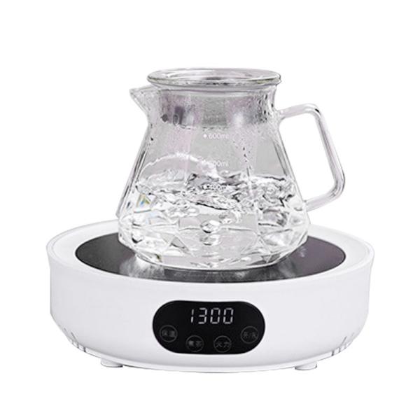 B2B Custom 400ml Glass Coffee Brewer with Stainless Steel Filter & Glass Handle|For Cafes & Catering