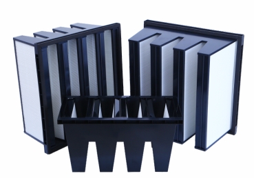 24'X24'X12' HEPA Air Purifier Filter , High Temp HEPA Filter With Top Tank Seal