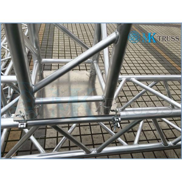 OEM Aluminum Stage Lighting Truss Hook Truss Clamp Double Coupler 100kg for 50mm Tube