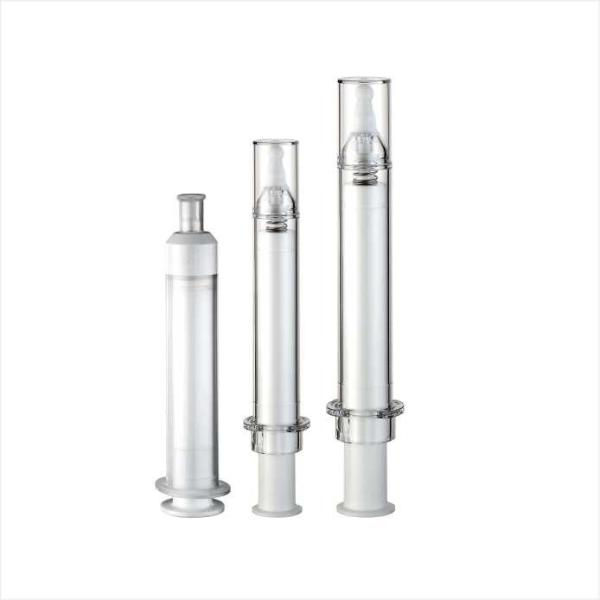 10ml 20ml Syringe bottle Airless Pump Bottle with Applicator Eye Cream bottle Essense bottle