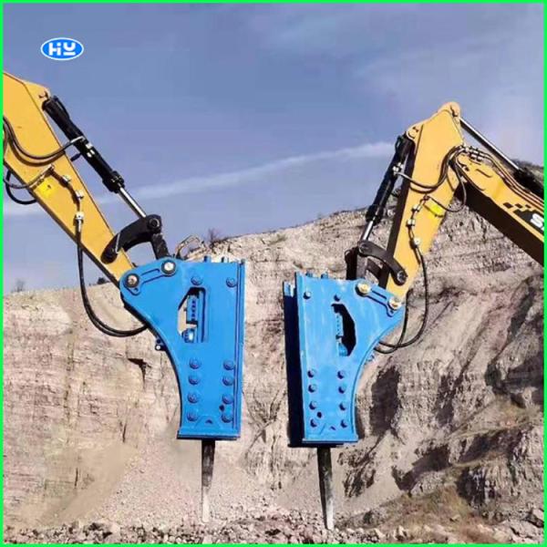 Carbon Steel Hydraulic Excavators Breakers Hammers 3 M/S2 With Varying Vibration