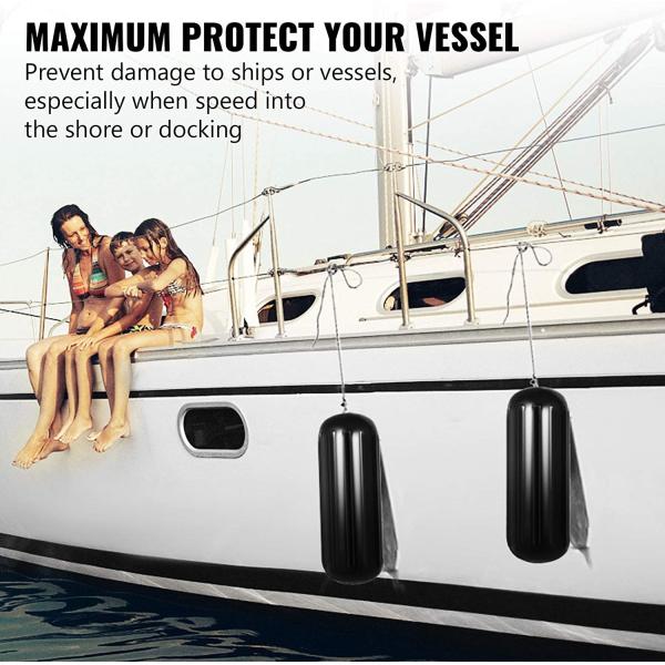 Factory direct sale fender foam filled for small boat inflatable PVC boat fender bumper for yacht type HTM