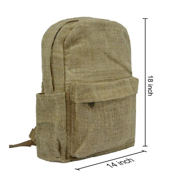 Shoulder Unique Backpacks For School Organic Hemp Recycled Spacious Classic
