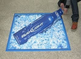 China floor sticker advertising on sale