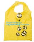 Flower shape reusable shopping tote polyester folding recycle bag,WHOLESALE