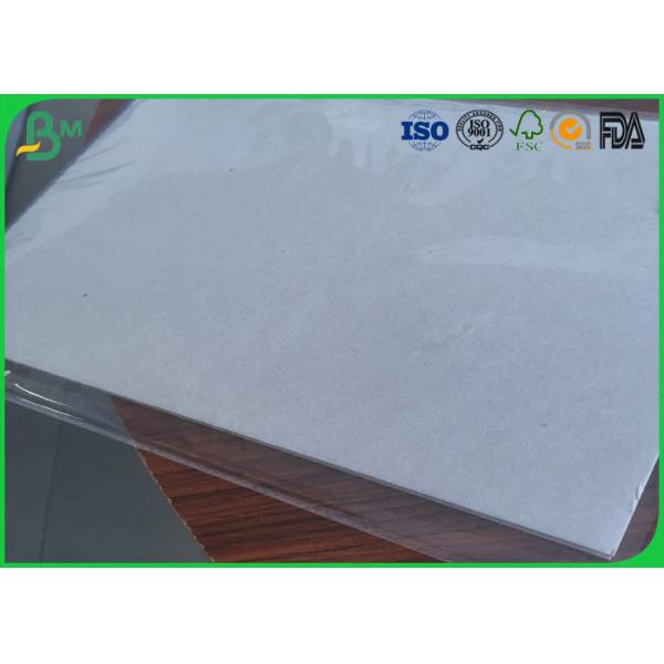 Strong Stiffness Double Sides Grey Paper Roll , 0.8mm - 2.0mm Grey Chipboard Sheets