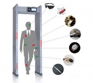 Touch Screen Walk Through Metal Detector Door Frame For Defender / Public / Archway Security