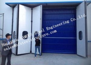 Quality Aesthetic Aluminum Alloy Industrial Garage Doors Folding For Warehouse , Simple Installation wholesale