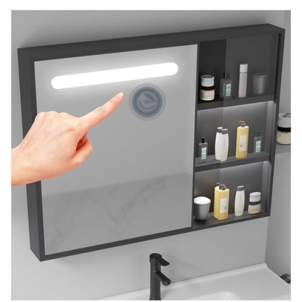 Luxury Floating Bathroom Vanity Supplier Mirror Cabinet Modern Matte White Wall Mounted Bathroom Vanity Set