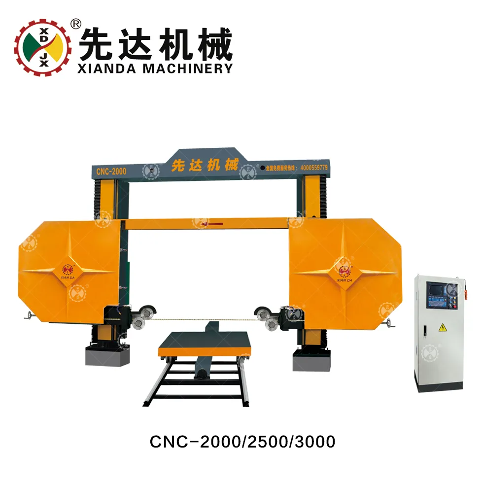 Four-Slice Edge Cutting Machine for Processing Column Slab Manufacturer/Xianda Machinery/Hkb-41500