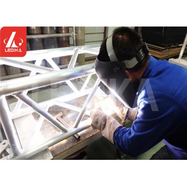 Lectern Podium Aluminum Square Truss / Triangle Tilted Truss Customized Length