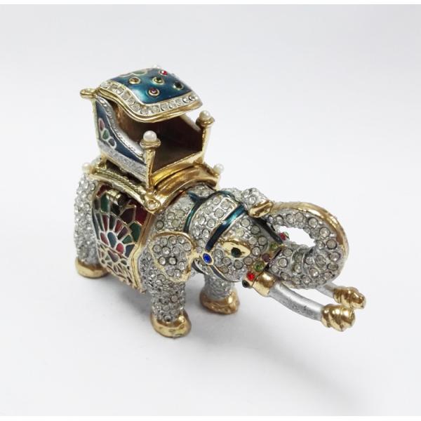 Elephant jewelry boxes rhinestone animal gift box for jewelry wedding gift