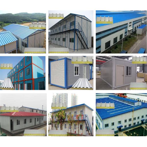 container panels insulation glass sandwich wall board 1150-50-0.6mm up / 0.326mm down