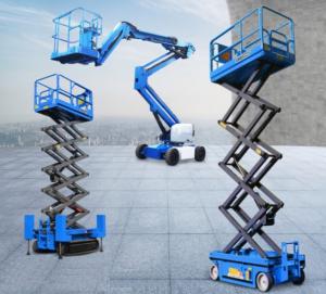 Quality 12m Self - Propelled Scissor Lifts Mobile Elevated Work Platform Aerial Lift Scaffolding wholesale