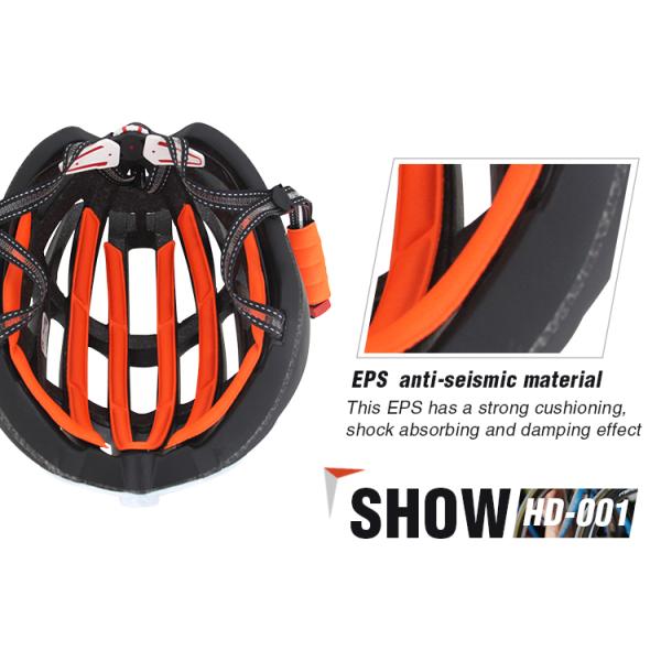 ABS Lightweight Road Bike Helmet , Mountain Bike Helmet For Road Biking