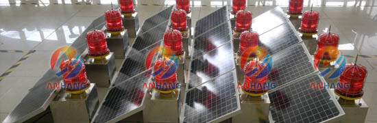 AH-LS/S LED Red Low-intensity Solar-Powered Aviation Obstruction Light