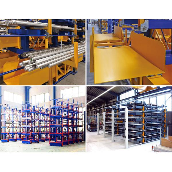 Cantilever Racking Roll Out Cassette Rack For Long Products