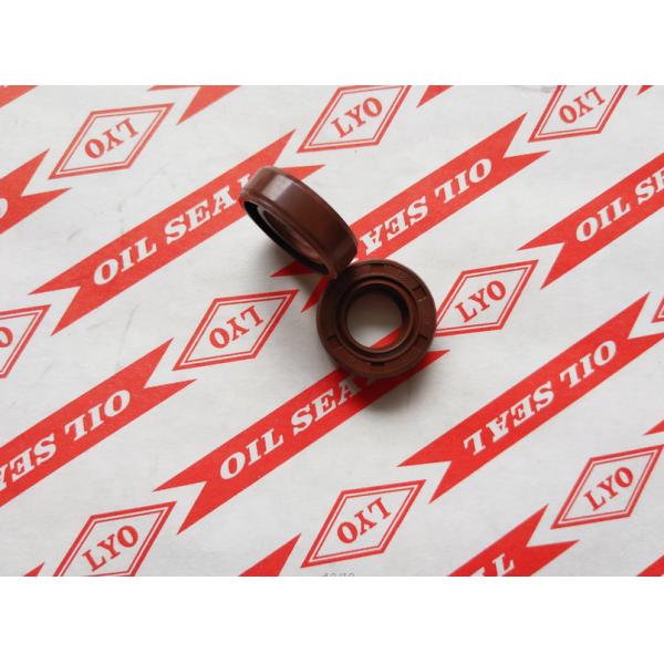 TC framework oil seal,model 12*22*7,NBR material,color is generally biack and brown.