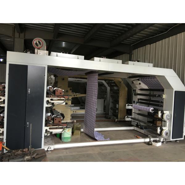 High Speed Flexo Printer for Paper, Plastic Film, Non-woven Fabric# Printing Width 600-2000mm 8-Color Flexo Printer