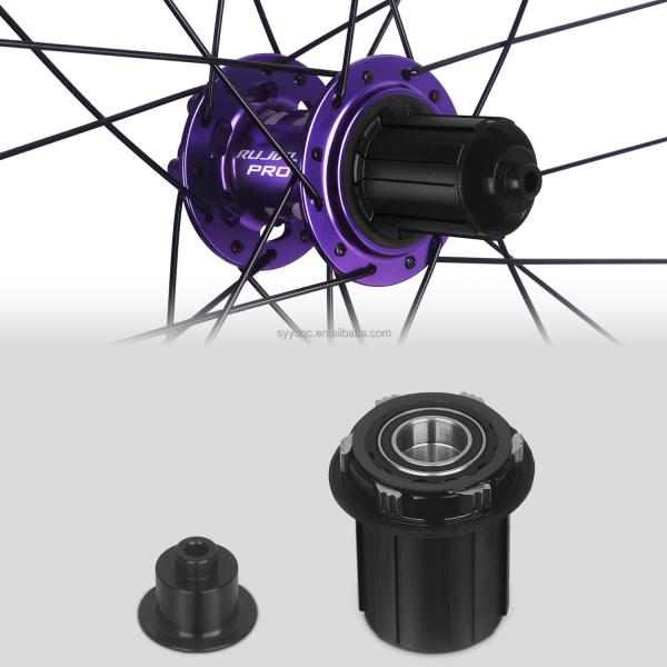 Purple 20 Inch Bike Wheelset Disc Brakes 20" 451 Wheelset 120 Rings Side Mounted Hub