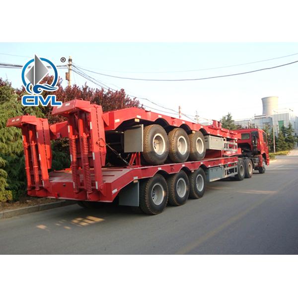 Skeletal Container Semi Trailer 3 Axles 40 Feet Container With JOST Landing Leg
