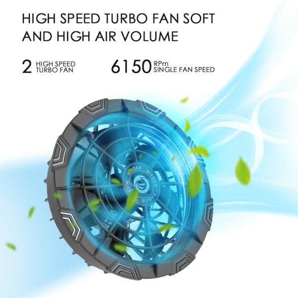 12V Cooling Warming Jacket Battery Kit For Air Conditioned Vests 2000Hour Fan Lifespan