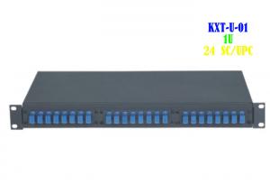 Quality Optic Cable 24 Port Patch Panel Rack Mount Network Computer Room Support wholesale