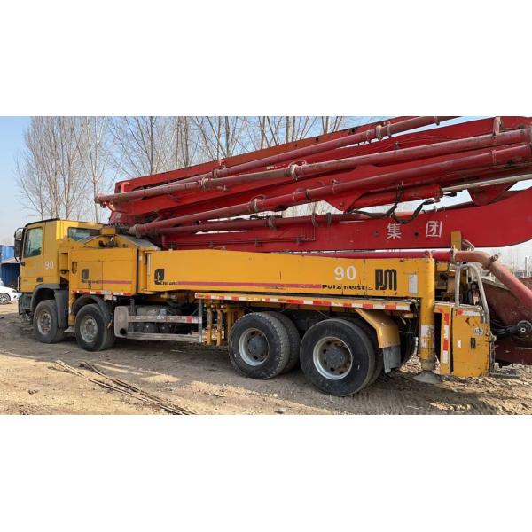 Good Original Condition 46m Putzmeister Concrete Pump Truck Boom Pump on Mercedes Benz Heavy Equipment
