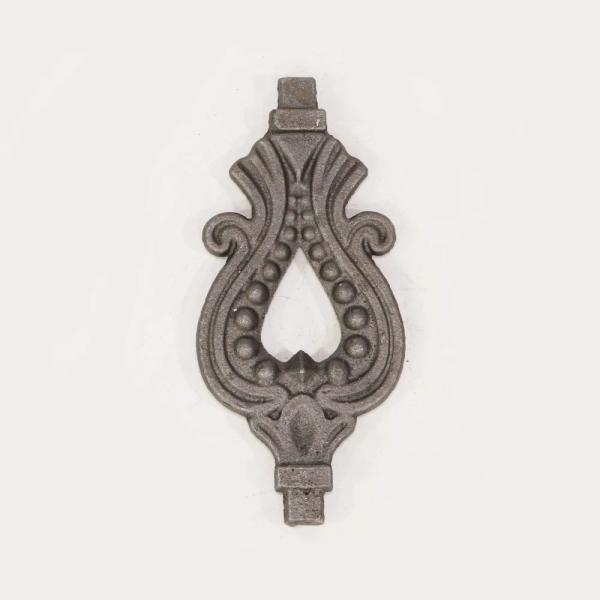 Wrought Iron Decorative Iron Pieces Handrail Fittings Anti Rust Custom Design