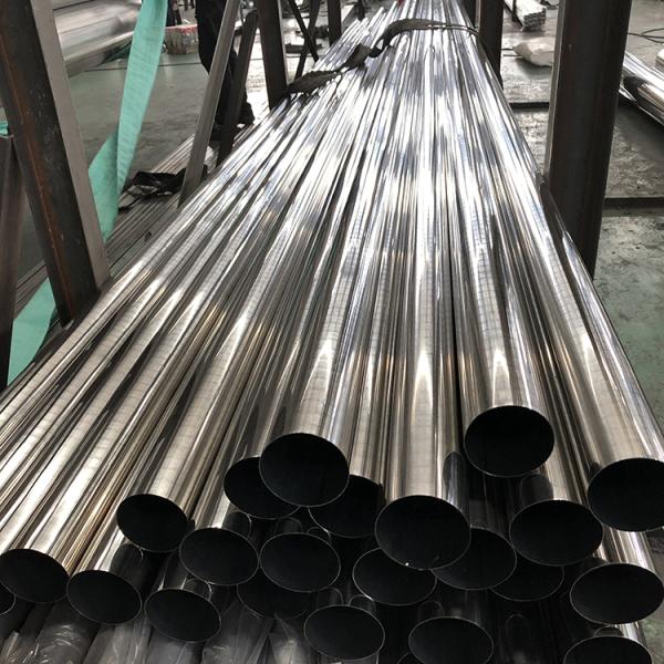 SUS201 Round Seamless Stainless Steel Pipe Tube With Alkali Resistance For Industry