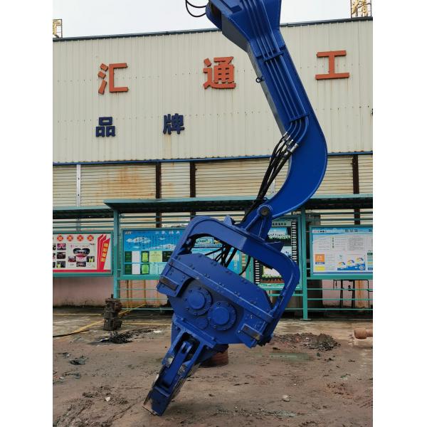 Construction Attachment Excavator Vibro Hammer With 2.5M Vice Arm
