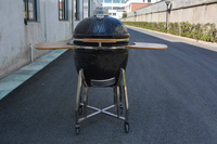 21&quot; Kamado Grills Ceramic BBQ Kamado (Charcoal BBQ)-JX2100G-S
