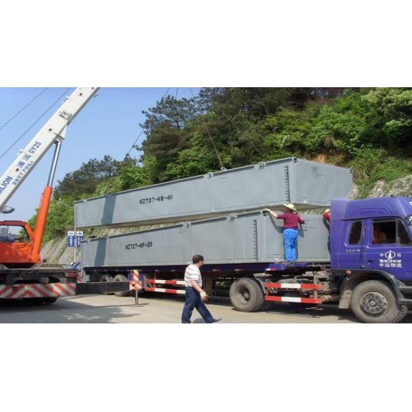 Ribbon Floating Pontoon Bridge For Marina , Temporary Floating Bridge