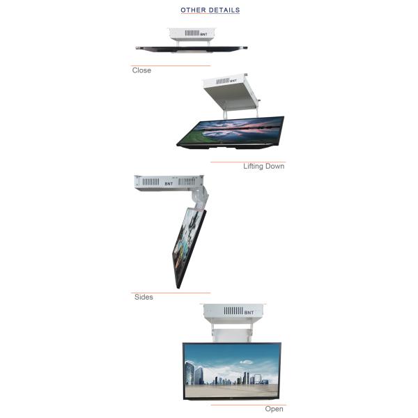 BNT Remote Control Motorized Flip Down TV Ceiling Mount