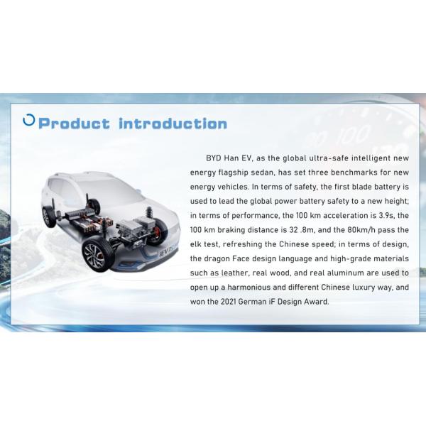 Safe Blade Battery Byd Electric Car Used with Range Extended Electric Car From China