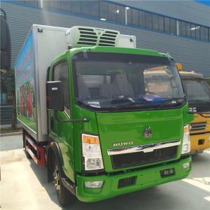 Quality Howo Light Refrigerated Cargo Truck  3 Ton Capacity 4X2 Driving Type wholesale