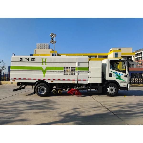 Custom's Convenience Made Easy with Dongfeng Pure Electric Road Sweeper Washer's Eco-Friendly Cleaning