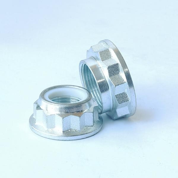 Safety Hexagon Black Screws And Nuts Galvanized Lock Nut M3-M20