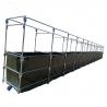 10m3 - 500m3 Galvanized Steel Tube Frame Fish Tank Flexible PVC Fish Pond Tank shrimp farming for sale