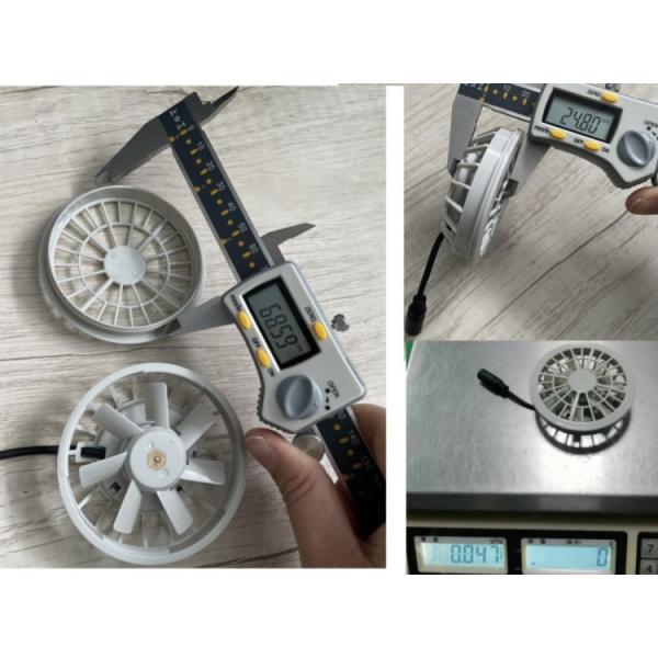 5V Jacket Cooling Fan 4pcs In One USB Switch Cable Control Speed