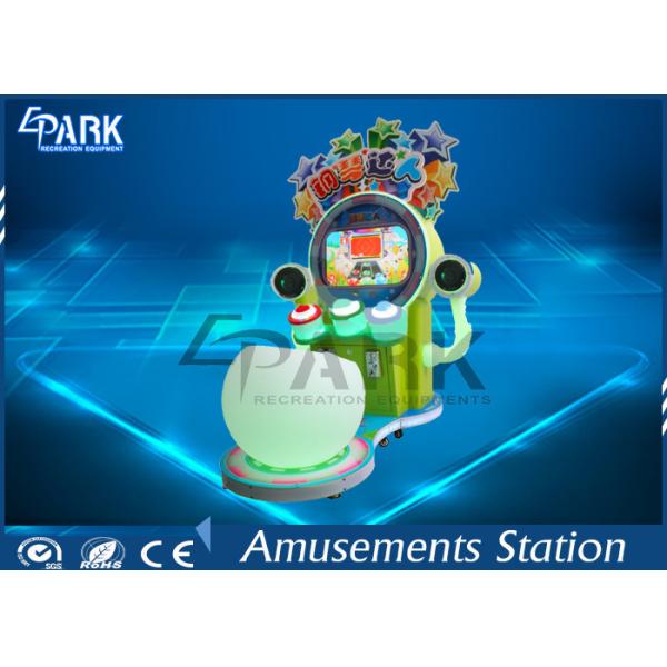 Hardware And Acrylic Arcade Dance Machine / Patting Keys Game Coin Operated Music Machine