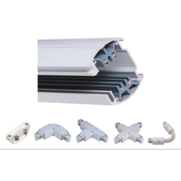 Track Rail High Power LED Track Light , 2 Wire Track Lighting 3M For Large Shopping Malls