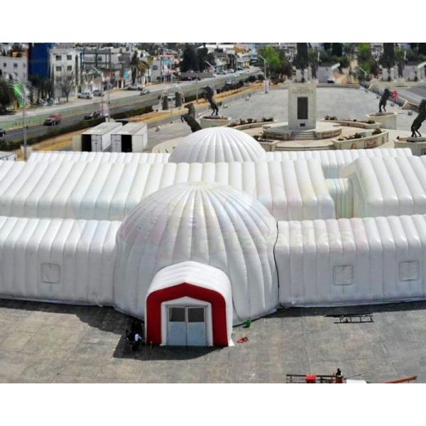 White Multi Red Medical Emergency Tent Field Hospital Hinchables
