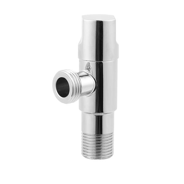 NPT Thread Household Fixtures SS304 Brushed Angle Valve Quarter Turn