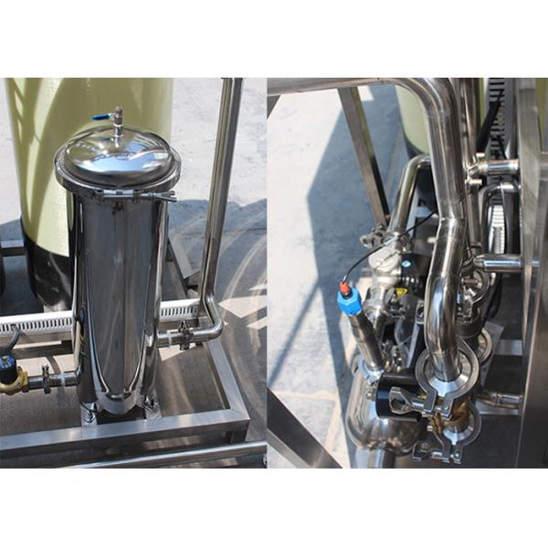 2000 Liter RO Water Treatment Plant , FRP Stainless Steel Underground Water Purification System