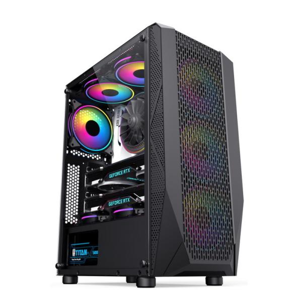 ODM MATX ARGB PC Cabinet Tempered Glass RGB For Gaming