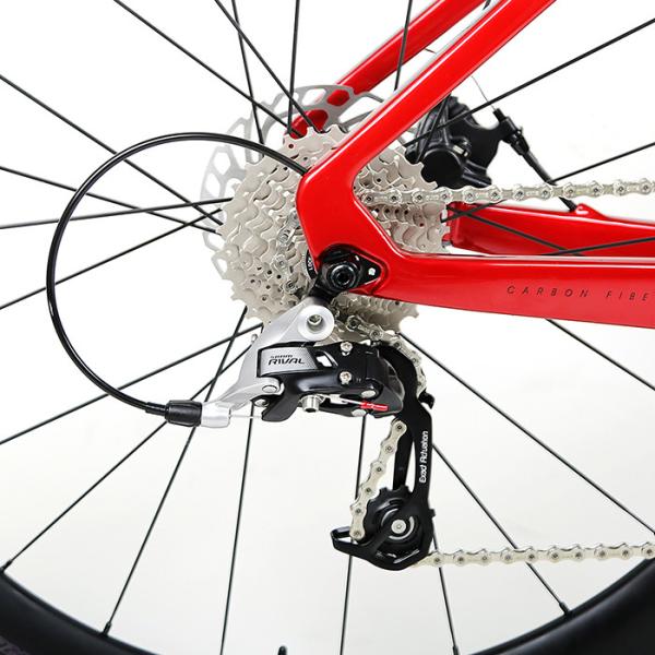 Disc Brake Carbon Fiber Road Bike Sram 22 Speed 52cm Frame RS Hub