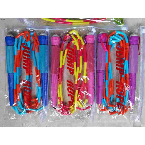 TPU Beaded Custom Jump Ropes For Tall Man 2.7M 180g Outdoor Exercises