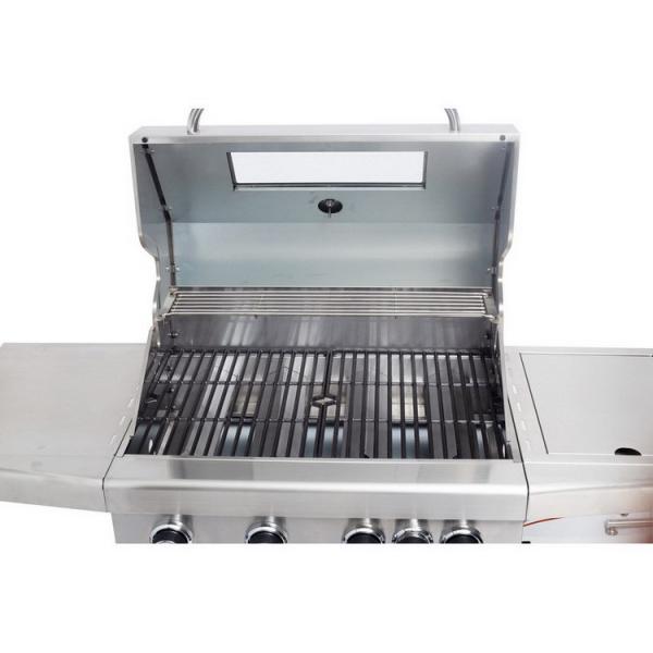 Outdoor Gas Grill Stove BBQ Grills with 5 Burners and Stainless Steel Material